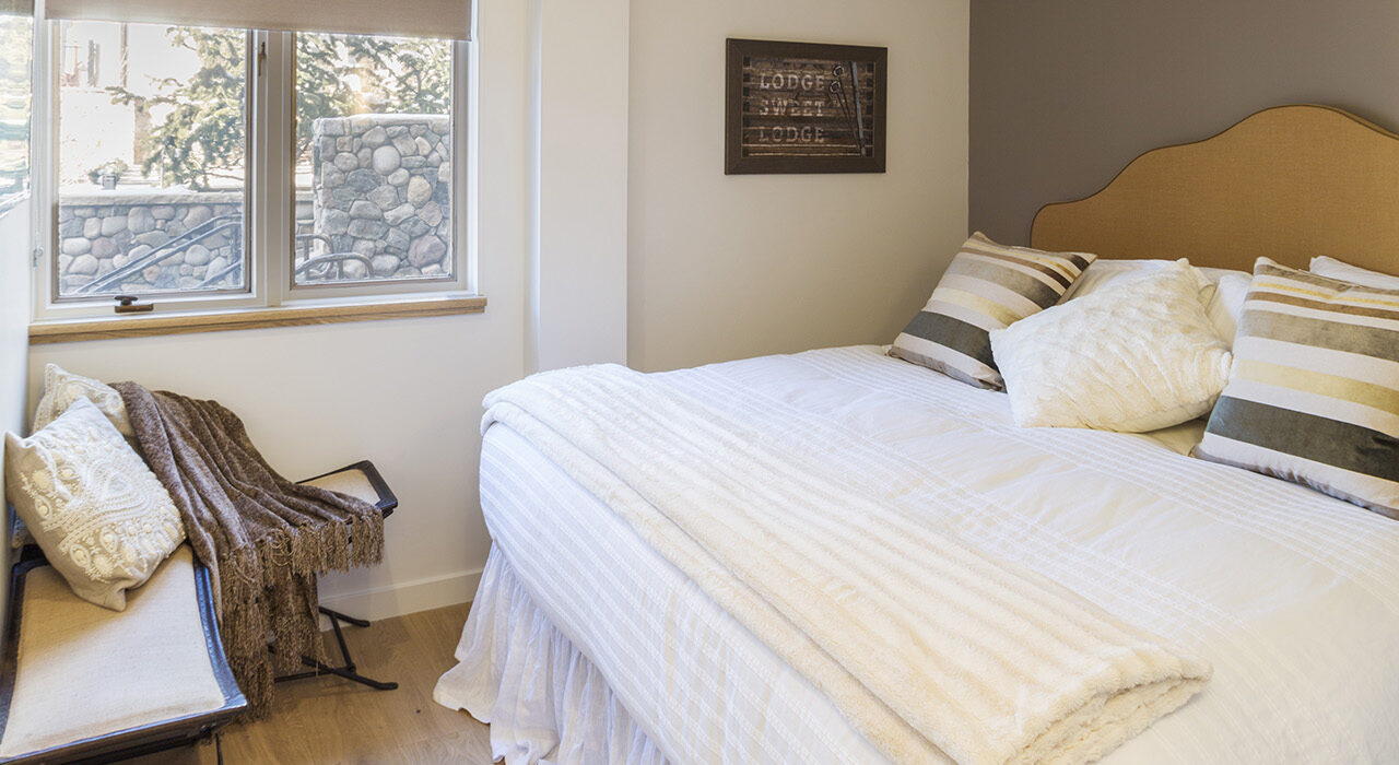 Custom master bedroom in Vail Colorado