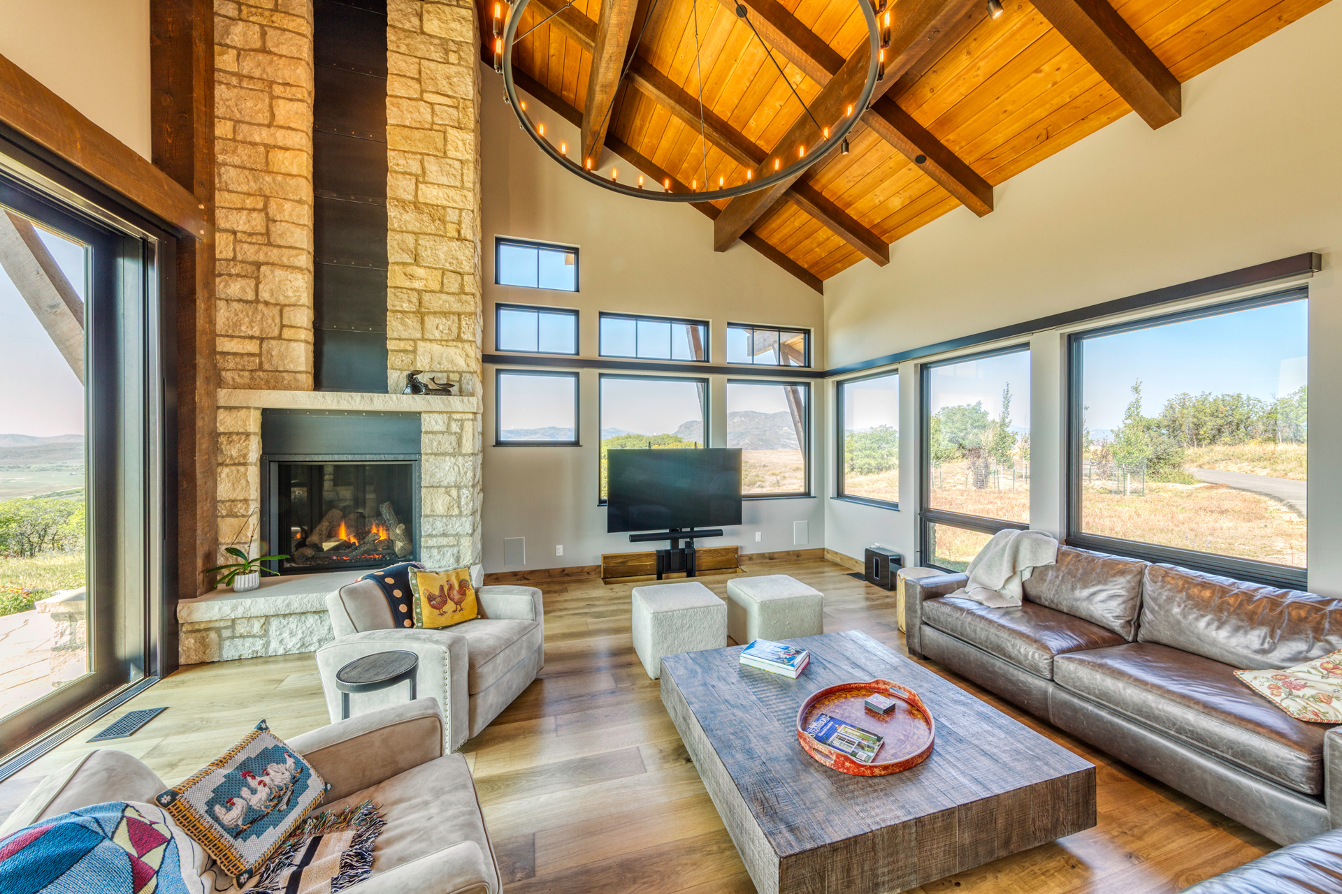 Dailey-Residence-living-room-with-fire-place