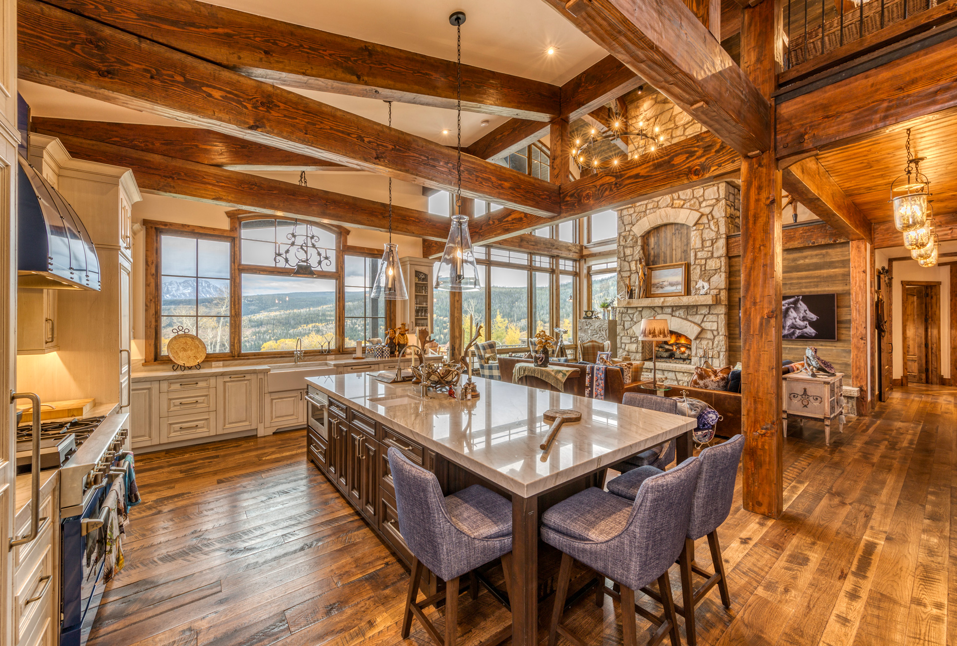 Four-Paws-Ranch-kitchen-with-view